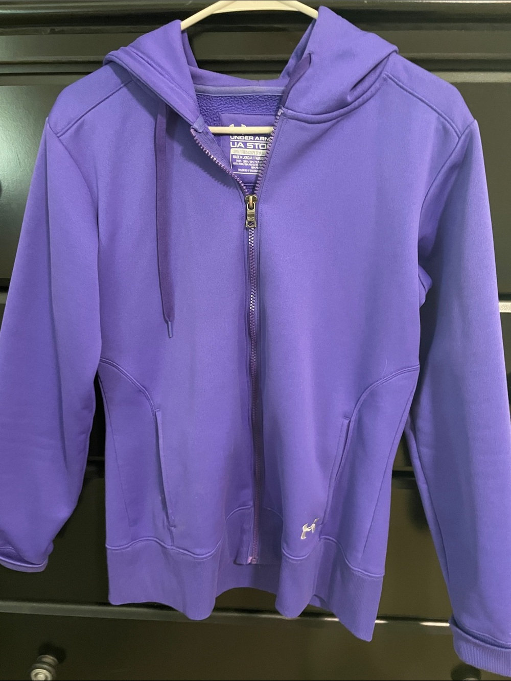 Under Armour womens Purple Zip-Up Hoodie